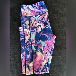 CVG Leggings XL full length Cotton Candy pattern